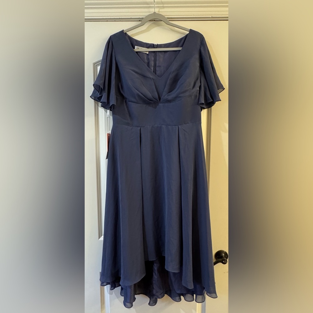 JJs House Deep Blue Midi Dress